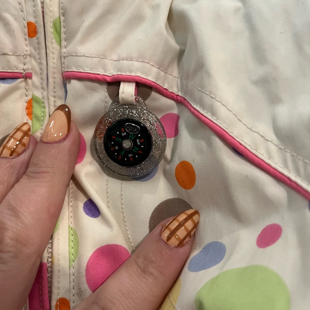 B32 Obermeyer Grow with me Colorful Polka Dot Snowsuit with hood - Picture 6 of 9